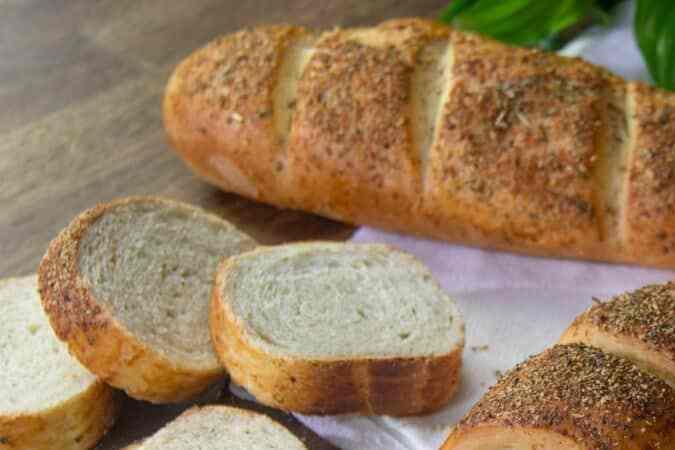 pan de orégano y parmesano