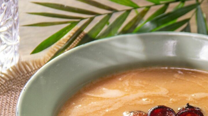 crema de garbanzos con chorizo