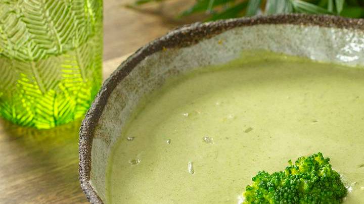 Crema de brócoli y elote