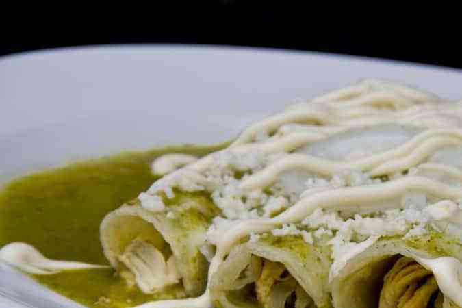 Enchiladas verdes