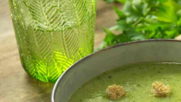 crema de papas y calabacitas