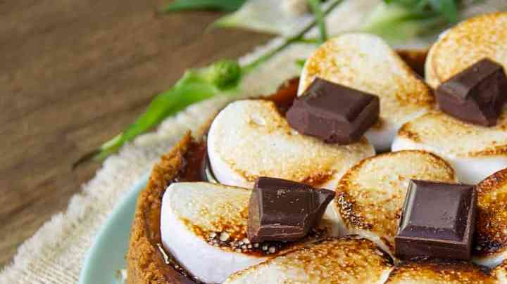 S'mores cheesecake paso a paso