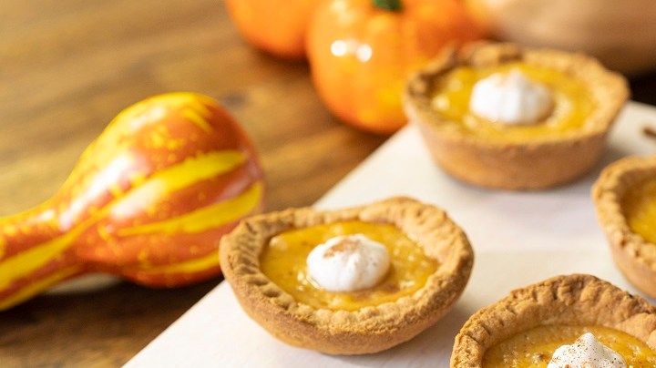 Canasticas de pay de calabaza