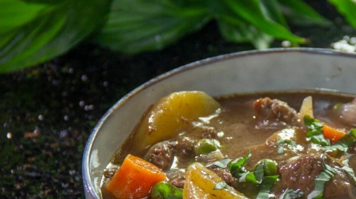 estofado de res y vino tinto