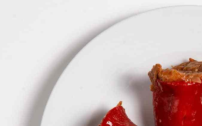 pimientos de piquillo rellenos de carne