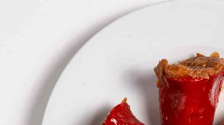 pimientos de piquillo rellenos de carne