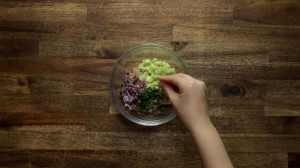 Rollos de ensalada de atún