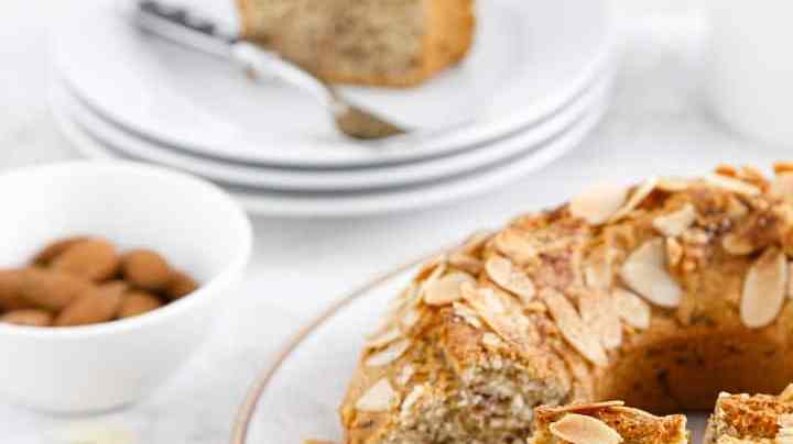 bizcocho vegano de almendras