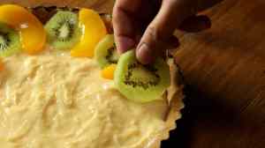 tarta de frutas con crema pastelera