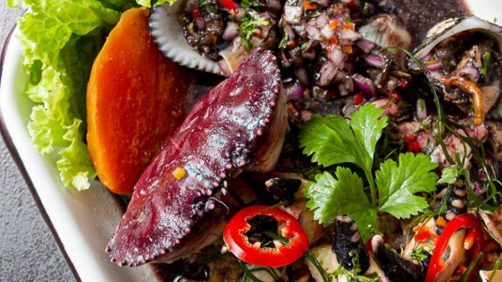 Ceviche de concha ecuatoriano