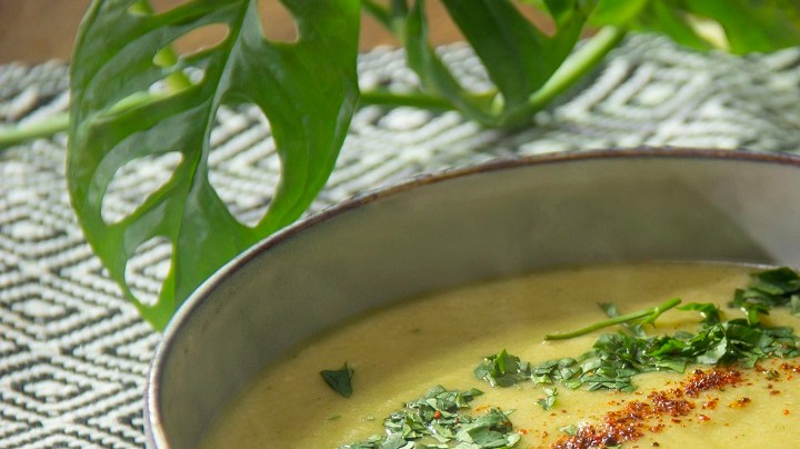 Crema de pollo y verduras