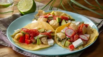 tacos placeros con chicharrón