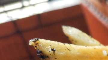 papas fritas trufadas