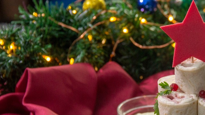 Rollito de jamón y queso