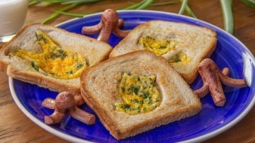 desayuno con huevos para niños