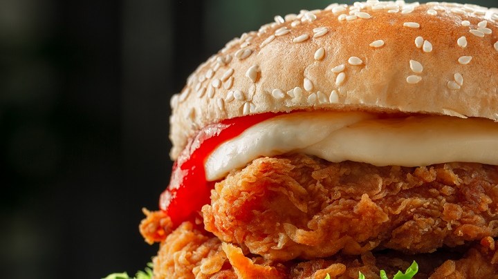 hamburguesa de pollo picante