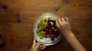 ensalada de uvas