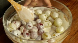 ensalada de uvas