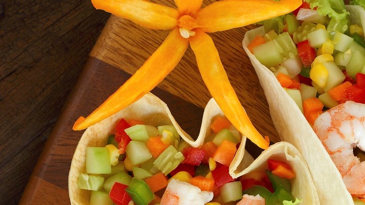 Burritos de camarones