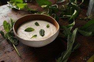 mousse de yogur y cítricos