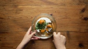 desayuno con huevos para niños