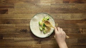 Quesadillas de brócoli y quinoa