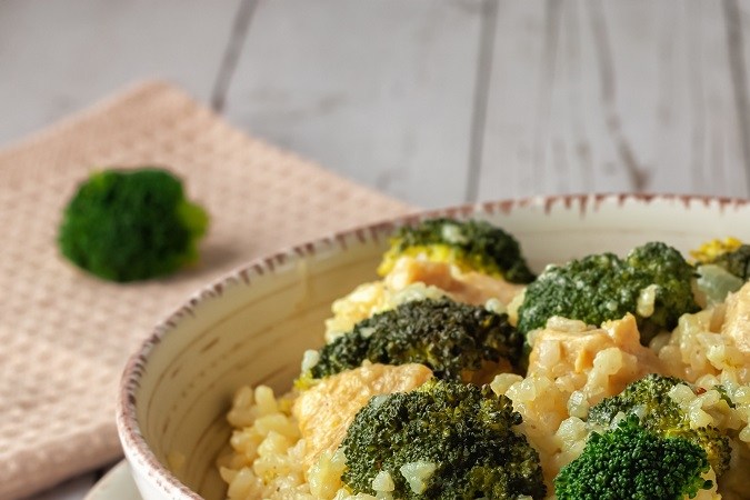 Risotto con brócoli