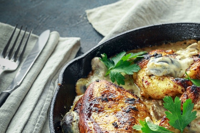 supremas de pollo a la crema