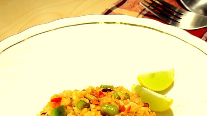 Arroz frito salvadoreño