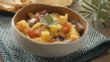 Pico de gallo con mango