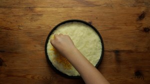 puré de papas con queso y tocino al horno