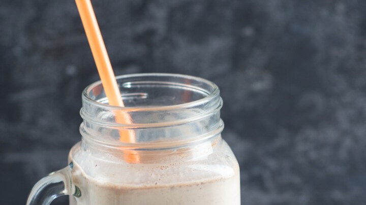 Batido de chocolate con avena