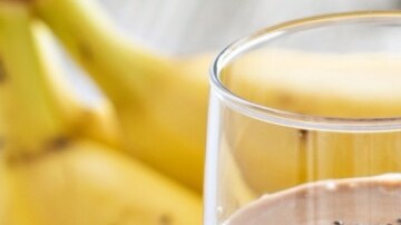 batido de chocolate con platano