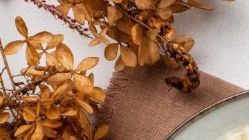 risotto de queso azul y peras