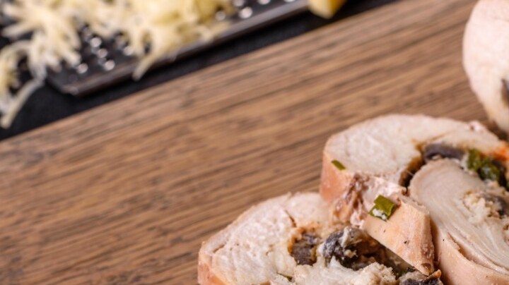 pechuga rellena de setas