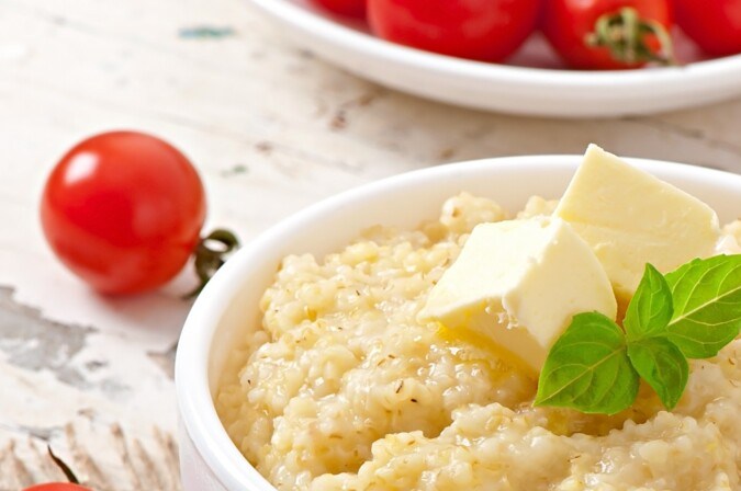 risotto de cuatro quesos