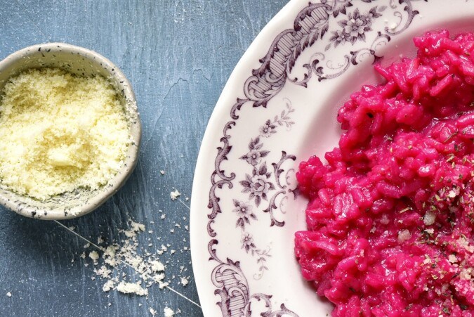 risotto de remolacha
