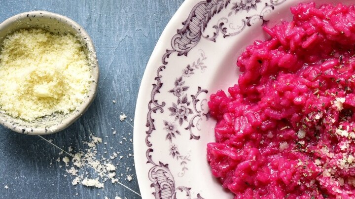 risotto de remolacha