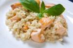 Risotto de salmón