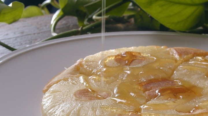 Tarta rápida de piña