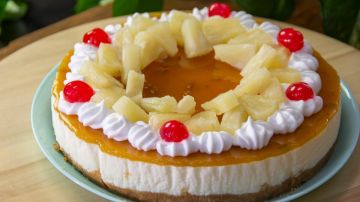 tarta de piña colada