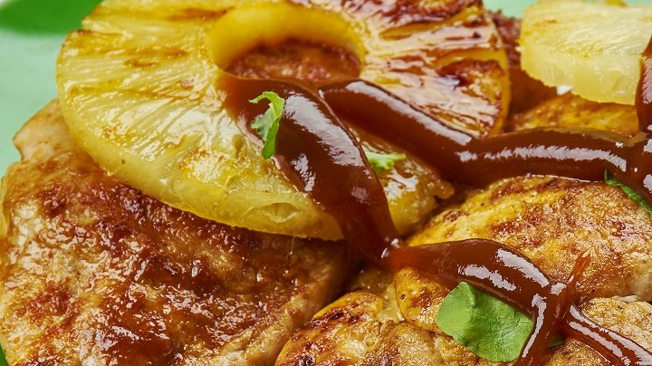 chuletas a la hawaiana