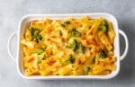 deliciosos macarrones gratinados con brocoli