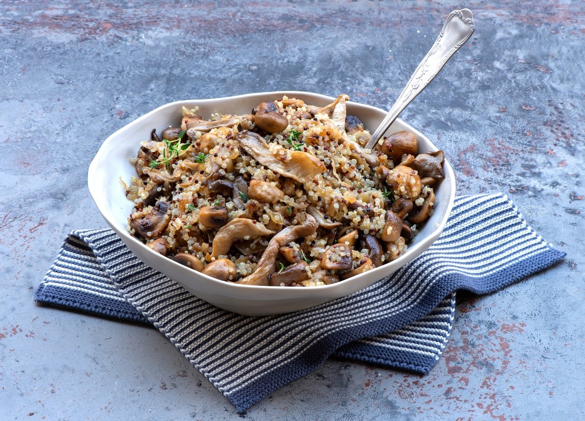 Risotto de quinoa vegano