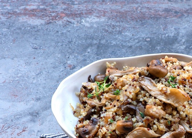 Risotto de quinoa vegano