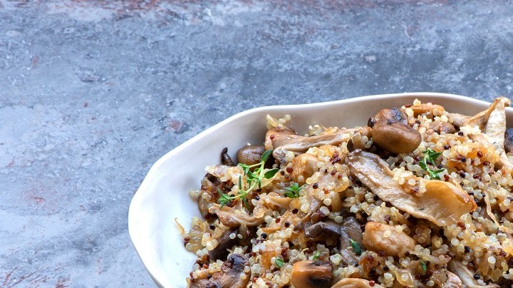 Risotto de quinoa vegano