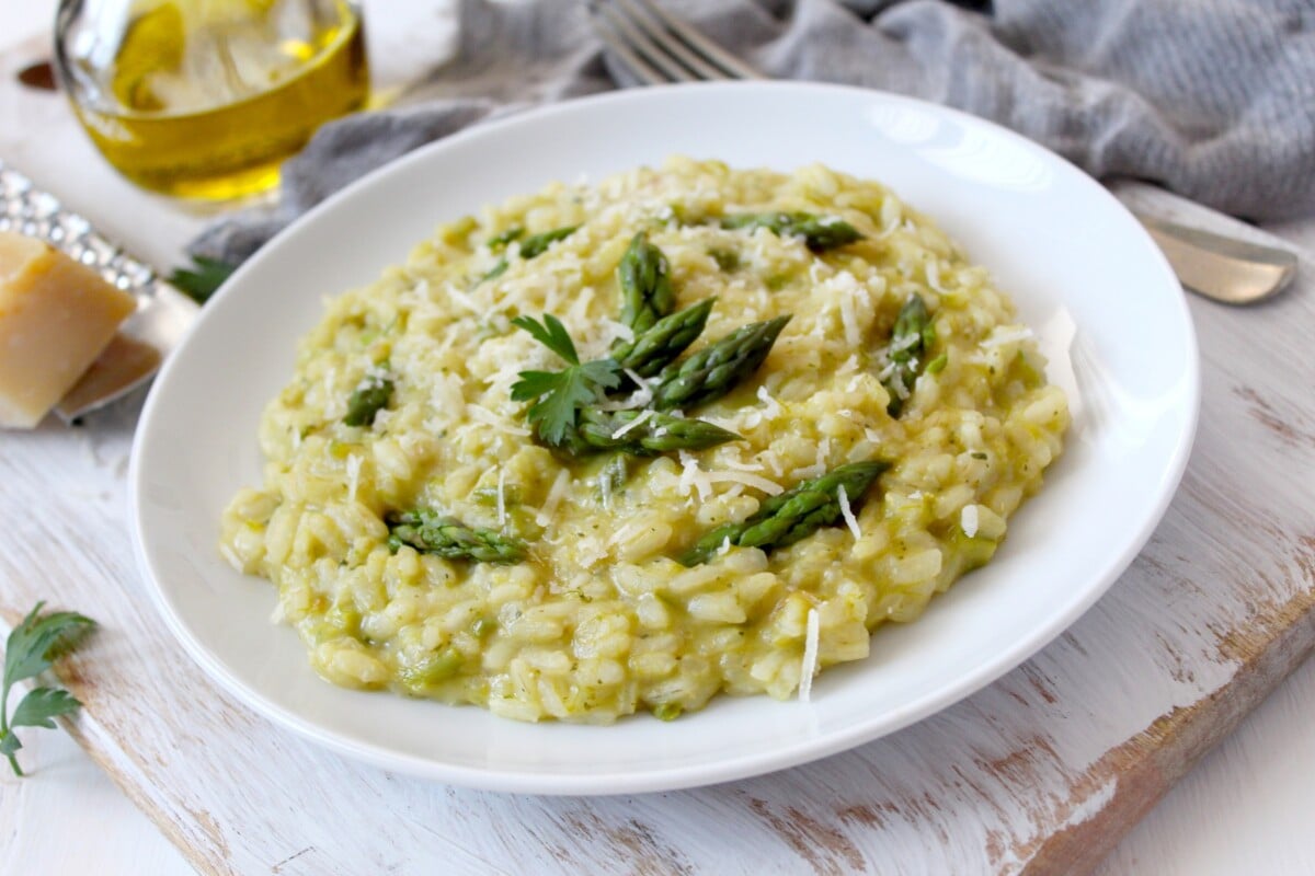 risotto de esparragos