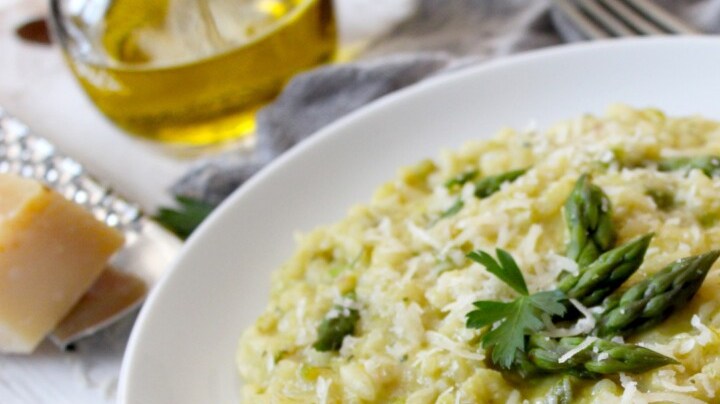 risotto de esparragos