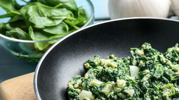 Espinacas con queso