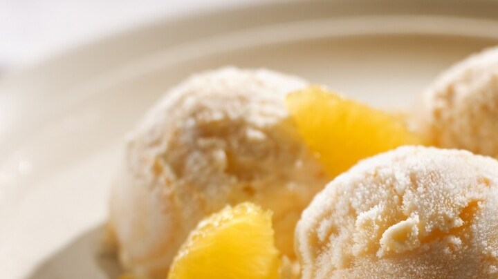 helado de naranja